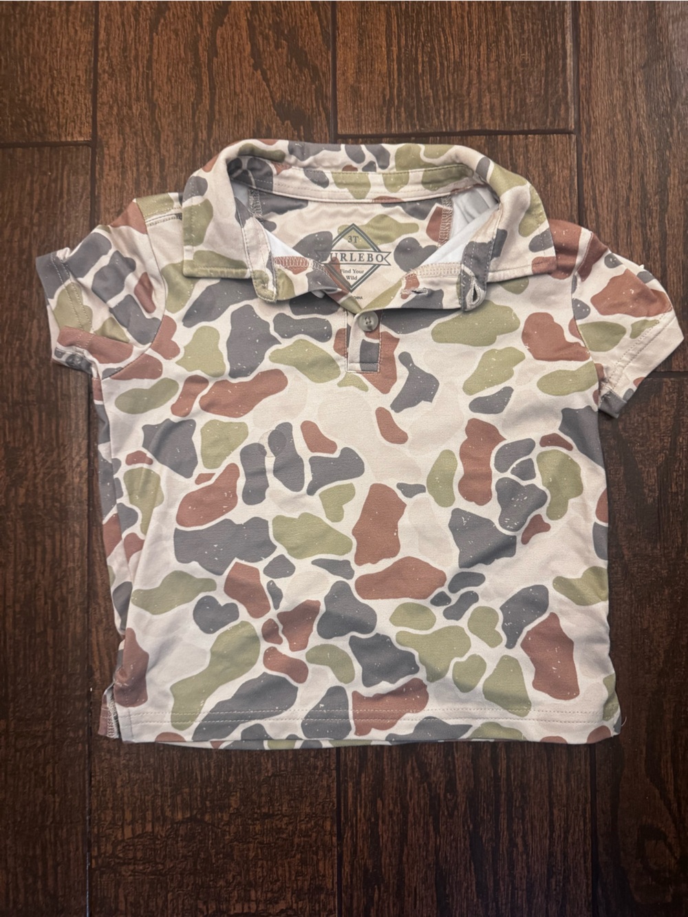 BURLEBO Camo Polo Toddler